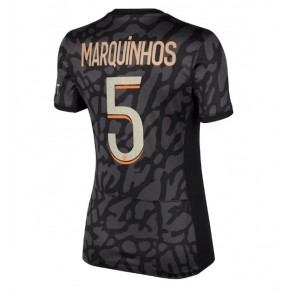 Paris Saint-Germain Marquinhos #5 Rezervni Dres za Ženska 2023-24 Kratak Rukavima